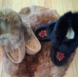 Women's Leather Moccasins by Wandering Buffalo