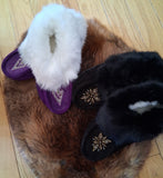 Women's Leather Moccasins by Wandering Buffalo