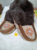 Adult Leather Moccasins by Wandering Buffalo