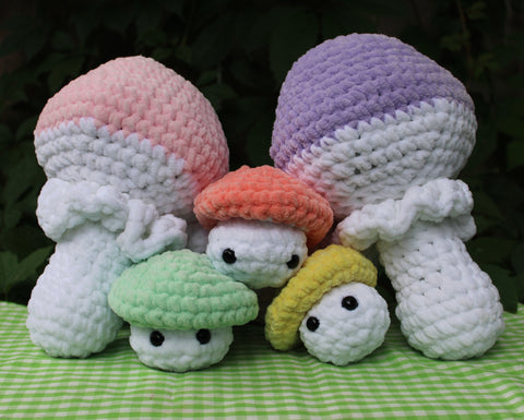 Large Mushroom Plushies - Various Options