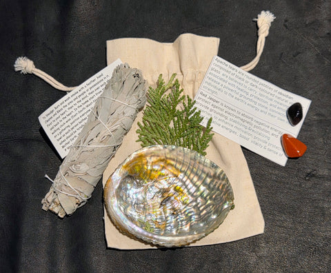 Travel/Meditation Smudge Bag; by Wesley Havill