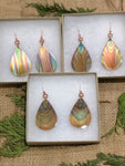 Copper Earrings; by Wesley Havill