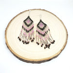 Large Beaded Fringe Earrings - various options