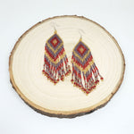 Large Beaded Fringe Earrings - various options