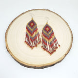 Large Beaded Fringe Earrings - various options