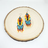 Medium Beaded Fringe Earrings - various options