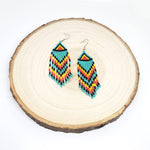 Medium Beaded Fringe Earrings - various options