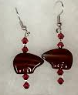 Crystal Bear Earrings by Lillian IndianCraft