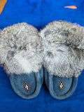 Youth Leather Moccasins; by Wandering Buffalo