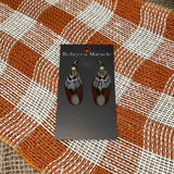 Simple Feather Earrings; by Rebecca Maracle Mohawk Feathersmith