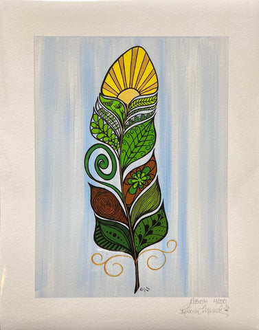 "Rebirth" Limited Edition Fine Art Print; by Rebecca Maracle Mohawk Feathersmith