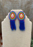 Pride Flag Earrings; by Laura Leonard Originals