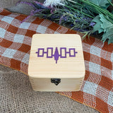 Sacred Medicines Soy Candles in Hand-Crafted Box - pkg of 4; by WICK-IT