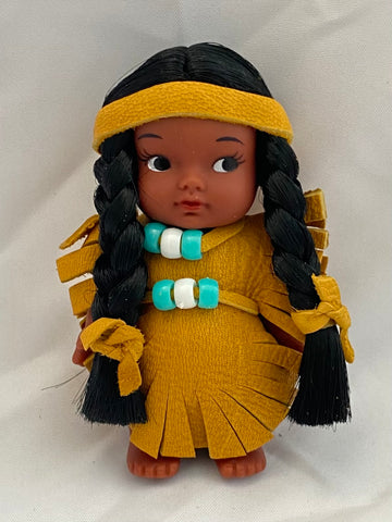 Mini Indigenous Dolls - Tan Leather
