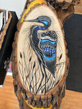 Long Wooden Painting by Focal Point Artistry
