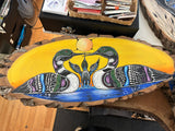 Long Wooden Painting by Focal Point Artistry