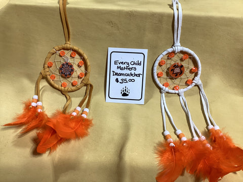 Every Child Matters Dream Catcher; By Lillian Indian Crafts