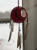 5" Halfmoon Dreamcatchers; by Genuine Native Arts