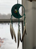 6" Halfmoon Dreamcatchers; by Genuine Native Arts