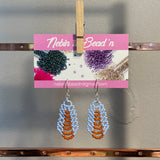 Swag Long Earrings by: nebin is bead'n