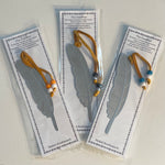 Metal Feather Bookmarks; by Nica's