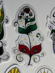 Feather Stickers; by Rebecca Maracle