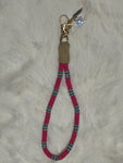 Pink Lanyard; by Auntie Maymie & Nana Creations