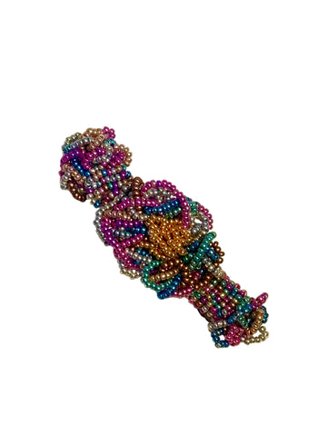 Flower Beaded Hairclip; By Auntie Maymie & Nana Creations