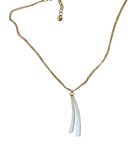 Double Dentalium Gold Necklace By; Auntie Maymie & Nana Creations