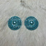 Turquoise Beaded Earrings