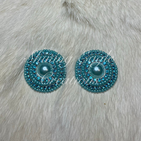 Turquoise Beaded Earrings