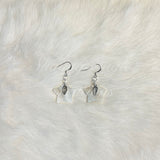 Star Shell Earrings w/Charms