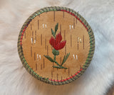 assorted partial quill baskets; by Lillian's Indiancrafts