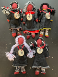 Faceless Dolls - 2 piece regalia with wooden medallion; by Wandering Buffalo