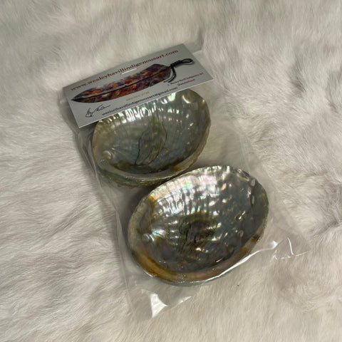 Small Abalone Shells - 2 pack; by Wesley Havill