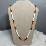 Bone Hairpipe Necklaces - various colours