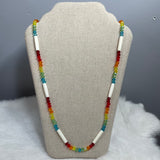 Bone Hairpipe Necklaces - various colours