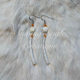 Dentallium Shell Earrings - various colours