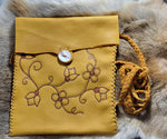 Deer Hide Change Purses with Abalone Button