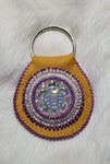 Beaded Hide Keychains; by Caroline Lackey