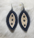 Birch Bark Large Tear Drop Earrings - various options; by Caroline Lackey's Hand Made Crafts