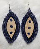 Birch Bark Large Tear Drop Earrings - various options; by Caroline Lackey's Hand Made Crafts