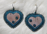 Birch Bark Heart Earrings - various options; by Caroline Lackey's Hand Made Crafts