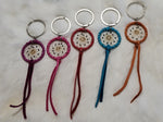 Dreamcatcher key chains - various colours; by Caroline Lackey's Hand Made Crafts