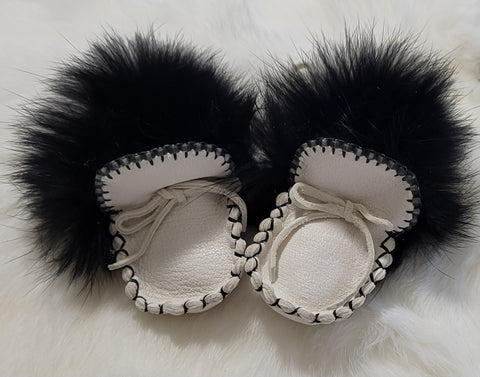 Decorative Baby Moccasins; by Caroline Lackey's Hand Made Crafts