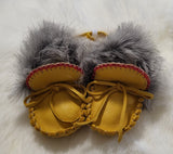 Decorative Baby Moccasins; by Caroline Lackey's Hand Made Crafts