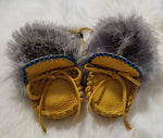 Decorative Baby Moccasins; by Caroline Lackey's Hand Made Crafts
