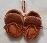 Decorative Baby Moccasins; by Caroline Lackey's Hand Made Crafts