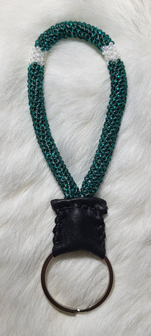 Small Beaded Peyote Wristlet; by Caroline Lackey's Hand Made Crafts