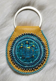 Beaded Hide Keychains; by Caroline Lackey